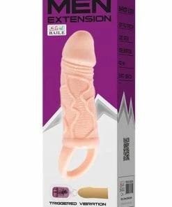 Baile Vibrerende Penis Sleeve - Beige -Cottelli Collection Shop 550x825 30