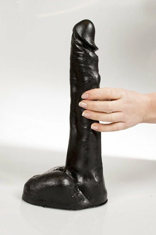 Dark Crystal XXL Dildo 32 X 6.5 Cm - Zwart 2 Dark Crystal XXL Dildo 32 X 6.5 Cm - Zwart - Afbeelding 2
