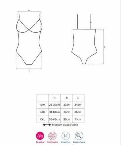 Obsessive Teddy Open Kruis - Erotische Body - Maat S/M - Zwart 20 Obsessive Teddy Open Kruis - Erotische Body - Maat S/M - Zwart -Cottelli Collection Shop 550x827