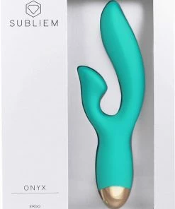 Subliem Hoogwaardige Tarzan G-spot Vibrator Vlakke Clitoris Stimulator Vloeibaar Siliconen 16 Cm - Turquoise -Cottelli Collection Shop 550x828 2