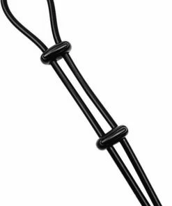 Giddy Up Verstelbare Cockring Dubbel Lasso Ontwerp Eenvoudige Cockring Verstelbare Cockring Ballstretcher Loop Cockring Van Siliconen