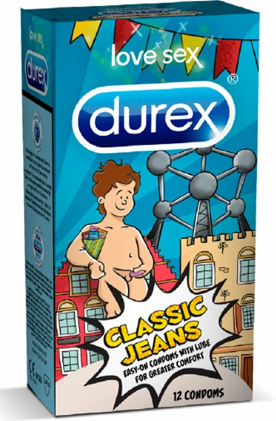 Durex Condooms Classic Jeans Belgische Stijl - Condooms Met Extra Glijmiddel - 12 Stuks X6 3 Durex Condooms Classic Jeans Belgische Stijl - Condooms Met Extra Glijmiddel - 12 Stuks X6 - Afbeelding 3